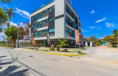 Excelente flat mobiliado localizado em porto de galinhas, com 24,57m² de área útil.