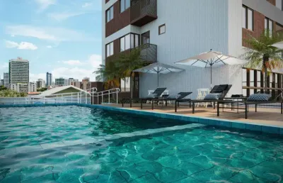 Varandas de boa viagem - flats com 29m²  -lazer completo - a 10 minutos da praia de boa viagem