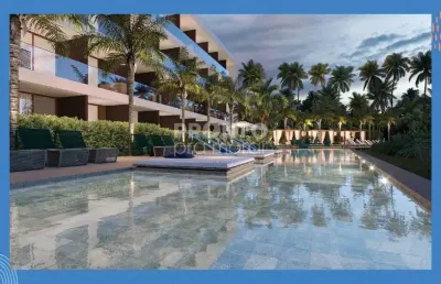 Flat com excelente localização na praia de carneiros,