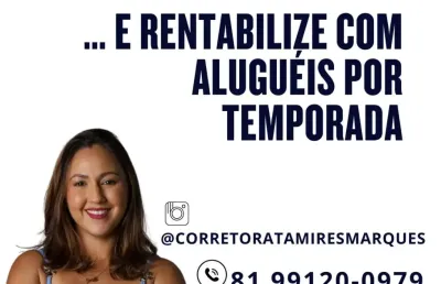 Excelente casa duplex mobiliada localizada em tamandaré com 176,27m² de área construída.