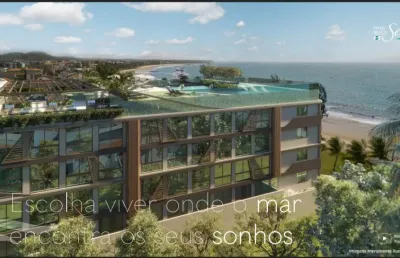 Prime beach sea na praia de carneiros em tamandaré, perto das piscinas naturais pé na areia