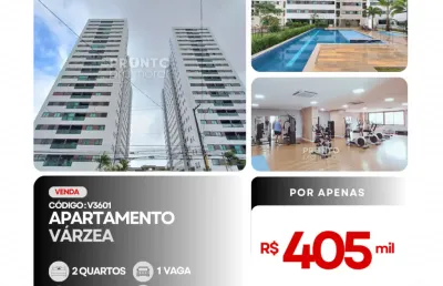 Apartamento com 02 quartos e suíte no bairro da várzea-pronto para morar -recife/pe