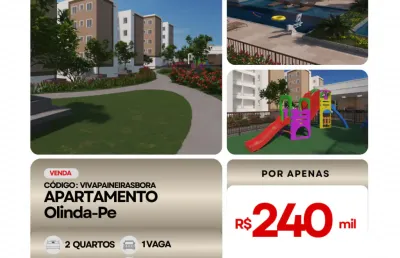 Apartamento com 2 quartos à venda na Rua Arco-Íris, 1, Fragoso, Paulista