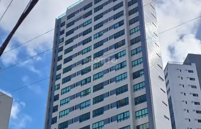 Excelente flat  localizado em boa viagem, com 24,00m² de área útil.