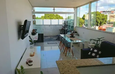 Cobertura com área de 128,91m², 03 quartos, 01 suíte, 02 vagas de garagem, no santa inês
