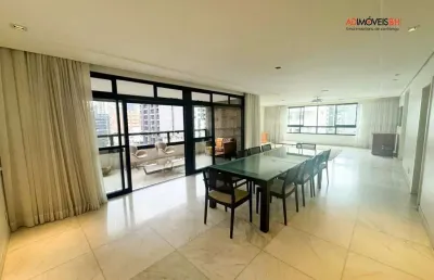 Apartamento alto luxo com área de 256m², 04 quartos, 02 suítes, 04 vagas de garagem, prédio com lazer completo, 01 unidade por andar, no lourdes