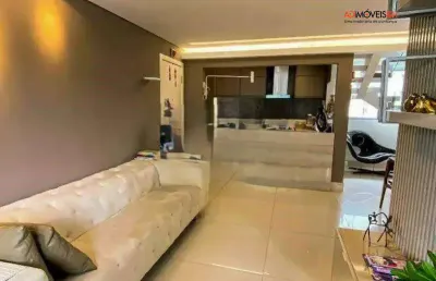 Cobertura duplex com área total de 172m², 04 quartos, 01 suíte, 04 vagas, prédio com lazer completo, no são pedro