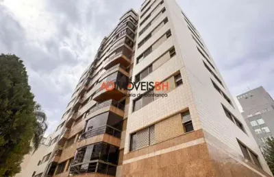 Apartamento com área de 180m², 04 quartos, 02 suítes, 02 vagas, prédio com lazer, no gutierrez