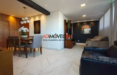 Apartamento área privativa com área total de 130m², 03 quartos, 01 suíte, 03 vagas de garagem, no fernão dias