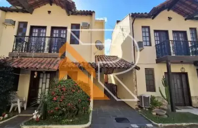 Casa em condomínio fechado com 3 quartos à venda na rua altamir lima souza de jesus, itaipu, niterói, 113 m2 por r$ 650.000