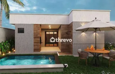 Casa com 3 dormitórios à venda, 189 m² por r$ 1.400.000,00 - cidade alpha - eusébio/ce