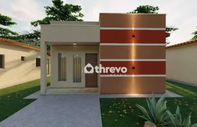 Casa com 2 dormitórios à venda, 50 m² por r$ 125.000,00 - zona rural - altos/pi