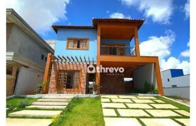Casa com 4 dormitórios à venda, 235 m² por r$ 1.340.000,00 - cidade alpha - eusébio/ce