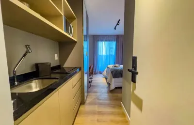 Apartamento com 1 dormitório à venda, 21 m² por r$ 610.000,00 - meireles - fortaleza/ce