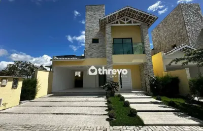 Casa com 3 dormitórios à venda, 247 m² por r$ 1.500.000 - jacunda - aquiraz/ce