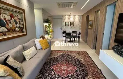 Apartamento com 4 dormitórios à venda, 158 m² por r$ 2.400.000 - porto das dunas - aquiraz/ce