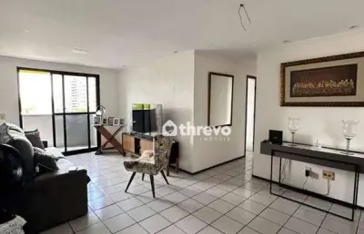 Apartamento com 3 dormitórios para alugar, 92 m² por r$ 3.363,43/mês - guararapes - fortaleza/ce