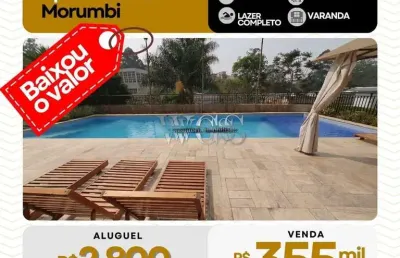 Apartamento no panamby locação ou venda - zona sul - sp