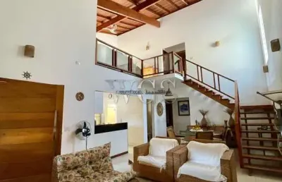 Casa com 4 suítes e piscina à venda em ubatuba - sp