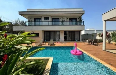Casa com 4 dormitórios à venda, 286 m² por r$ 2.700.000,00 - loteamento residencial e comercial villa d'aquila - piracicaba/sp