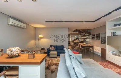 Casa em condomínio fechado com 3 quartos à venda na atílio bilibio, 120, jardim carvalho, porto alegre por r$ 1.490.000