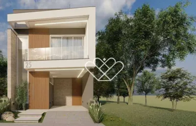 Casa com 3 dormitórios à venda, 137 m² por r$ 850.000,00 - condomínio central square - gravataí/rs