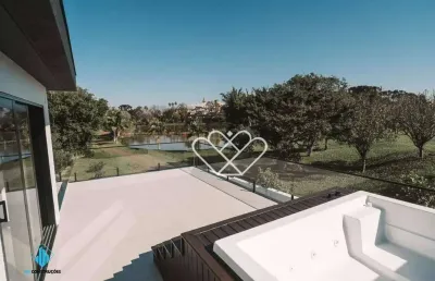 Elegância e conforto em 200m²: residência com jacuzzi e suítes ampla no condomínio cyrela landscape seminário