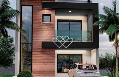 Sobrado moderno em construção no condomínio primavera – elegância e conforto com 3 dormitórios e área gourmet