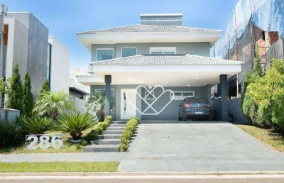 Casa alto padrão com 4 quartos à venda e locação no condomínio alphaville em gravataí