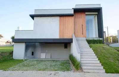Casa moderna com 3 dormitórios à venda no condomínio villa lucchesi