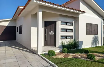 Casa para venda em sombrio, parque das avenidas, 3 dormitórios, 1 suíte, 2 banheiros, 1 vaga
