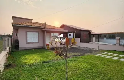 Casa para venda em balneário gaivota, praia brilhamares, 3 dormitórios, 2 banheiros, 1 vaga
