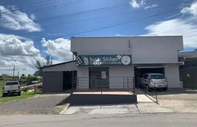 Sala comercial para locação em sombrio, centro, 2 banheiros
