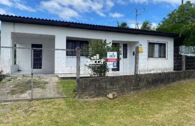 Casa para venda em sombrio, raizeira, 3 dormitórios, 1 banheiro, 1 vaga