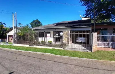 Casa para venda em sombrio, são josé, 3 dormitórios, 2 banheiros, 2 vagas