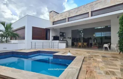 Casa em condomínio para venda em presidente prudente, condomínio damha i, 5 dormitórios, 4 suítes, 6 banheiros, 3 vagas