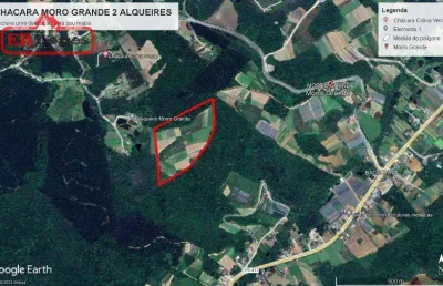 Chácara à venda, 48400 m² por r$ 895.000,00 - morro grande - colombo/pr
