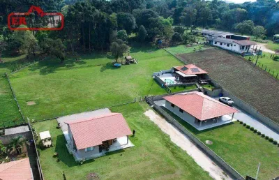 Chácara com 6 dormitórios à venda, 7874 m² por r$ 2.800.000,00 - santa gema - colombo/pr