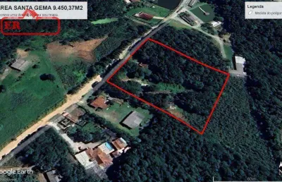 Chácara com 2 dormitórios à venda, 9450 m² por r$ 650.000,00 - santa gema - colombo/pr