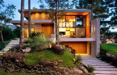 Casa em condomínio fechado com 5 quartos à venda em aspen mountain, gramado  por r$ 18.900.000