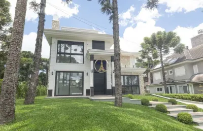 Casa em condomínio fechado com 5 quartos à venda em aspen mountain, gramado  por r$ 6.900.000