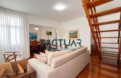 Cobertura à venda, 4 quartos, 2 suítes, 2 vagas, buritis - belo horizonte/mg