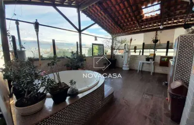 Cobertura com 4 dormitórios à venda, 200 m² por r$ 1.010.000,00 - castelo - belo horizonte/mg