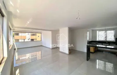 Apartamento um por andar com 3 dormitórios à venda, 116 m² por r$ 1.330.000 - castelo - belo horizonte/mg