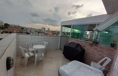 Cobertura com 4 quartos à venda na rua maura, --, ipiranga, belo horizonte por r$ 980.000