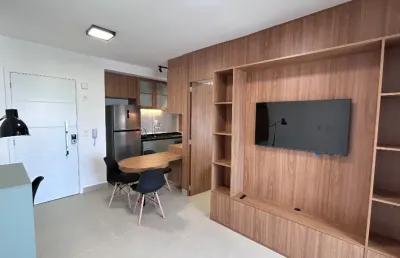 Apartamento 01 quarto para alugar , 48 m2 - parque campolim - edifício mandarim