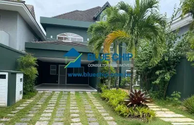 Casa para locação no condomínio quintas do rio - barra da tijuca, com 4 suítes por r$39.500,00
