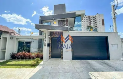 Sobrado à venda, 424 m² por r$ 4.690.000,00 - são pedro - são josé dos pinhais/pr