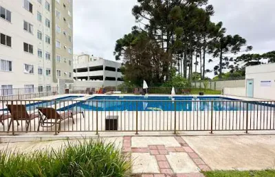 Apartamento em condomínio club, com 02 dormitórios, sacada e churrasqueira a venda em curitiba,