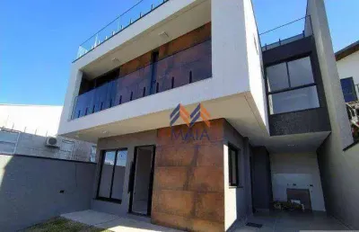 Sobrado com 3 dormitórios à venda, 135 m² por r$ 829.000,00 - uberaba - curitiba/pr